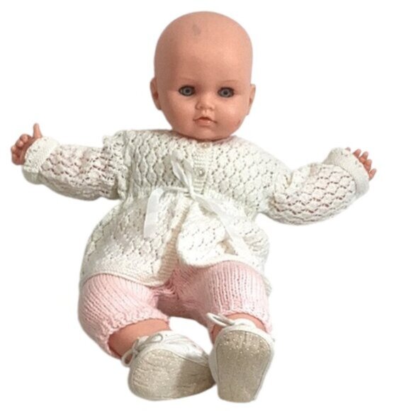 Vtge 1980s GADEA (G.A.Dea) Italy 22" Tall Softbody Doll Hardshell Face & Limbs - Picture 1 of 14